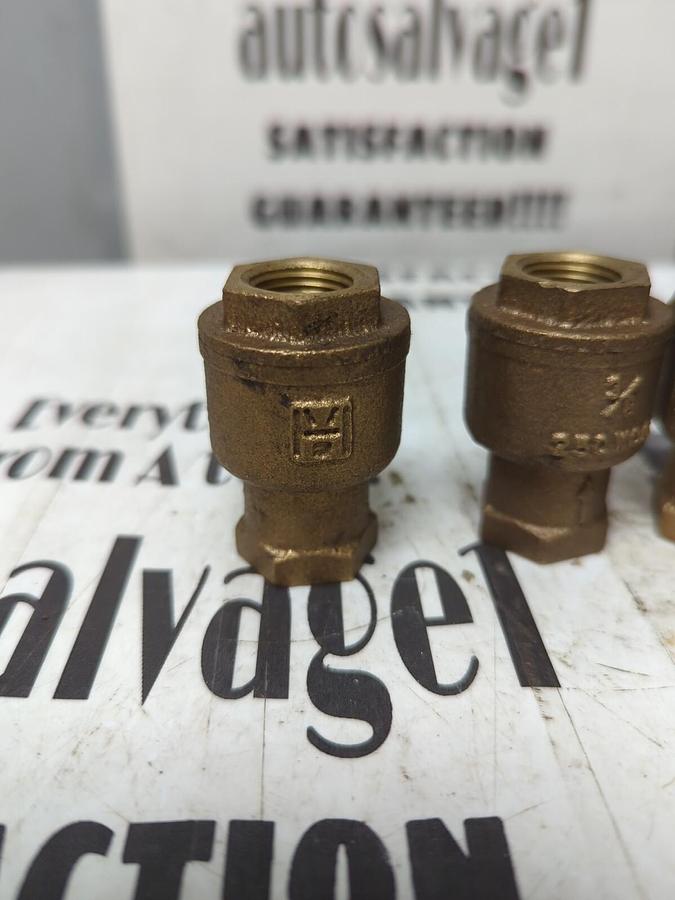 MILWAUKEE,250WOG,3/8 INCH CHECK VALVE LOT OF 3 NOS