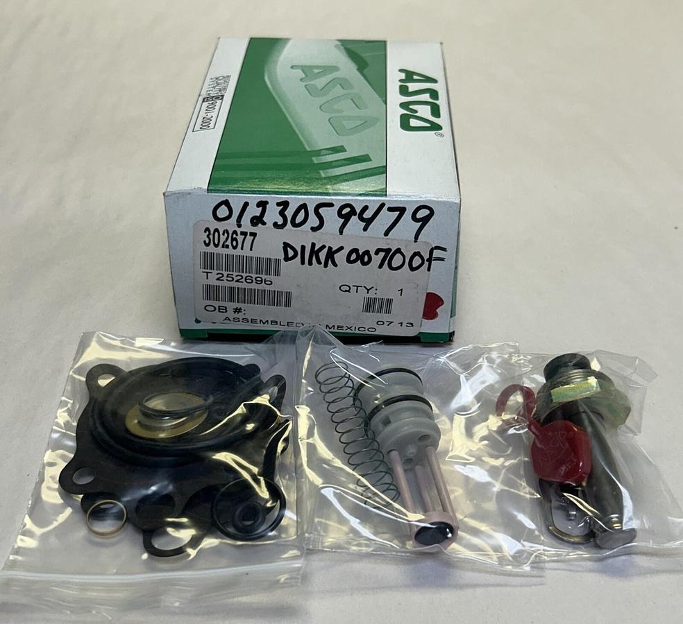 Used ASCO,302677,SOLENOID REBUILD KIT NEW
