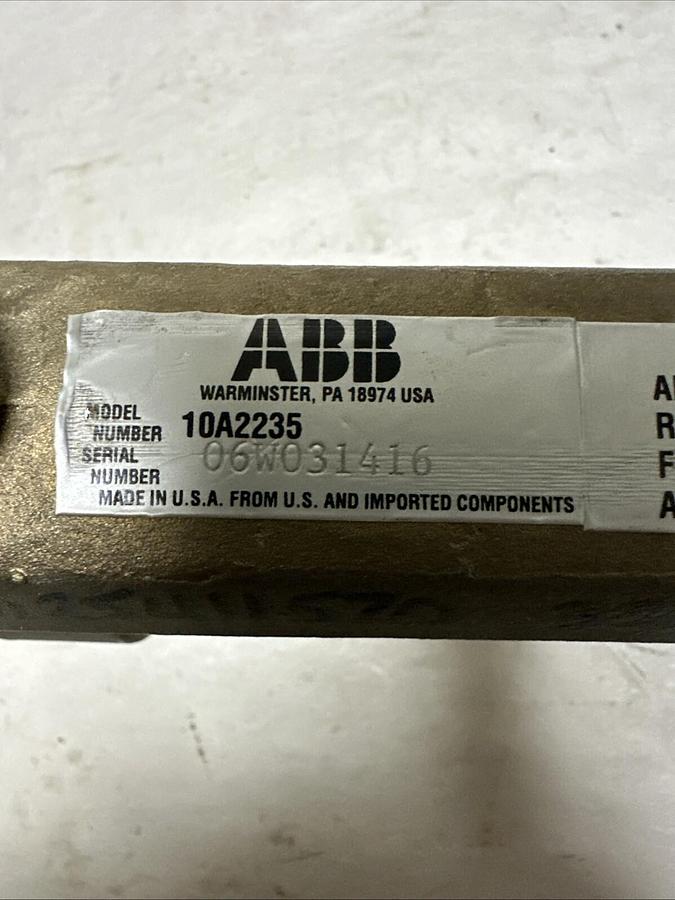 ABB,10A2235,1/2" Variable Area Flow Meter