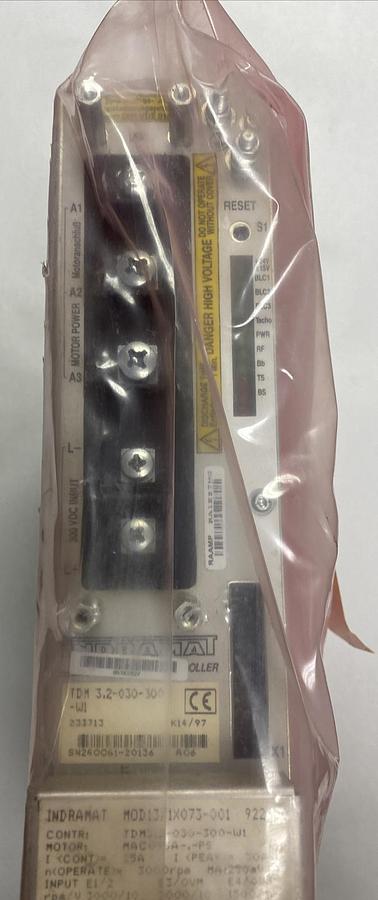 Used INDRAMAT,TDM3.2-030-300-W1,SERVO DRIVE REFURBISHED