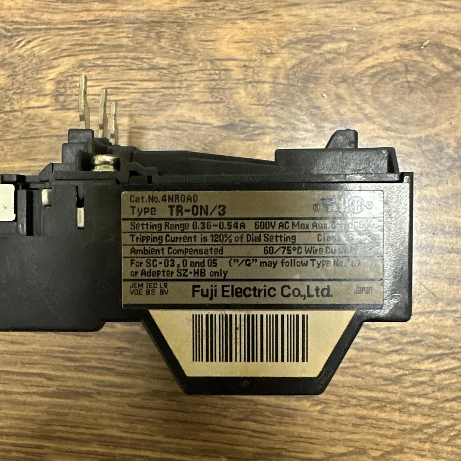 Used Fuji,TR-ON/3,Thermal Overload Relay LOT of 3
