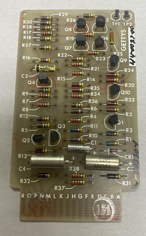 Used GETTYS,44-0027-00,SYNCHRONIZER BOARD