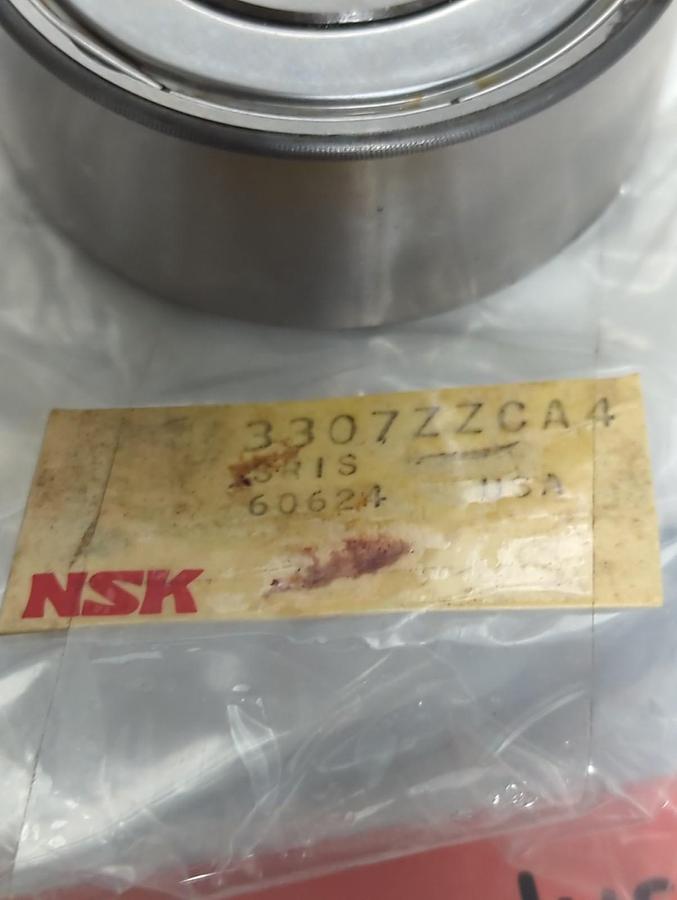 Used NSK,3307ZZCA4,DOUBLE SHIELDED BALL BEARING PRE-OWNED