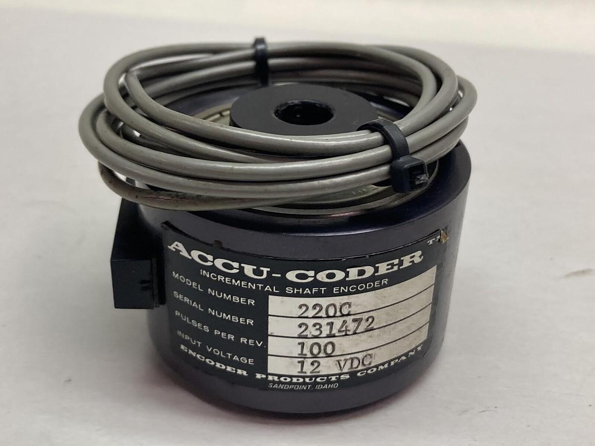 Used Accu-Coder,Model 220C,Incremental Shaft Encoder