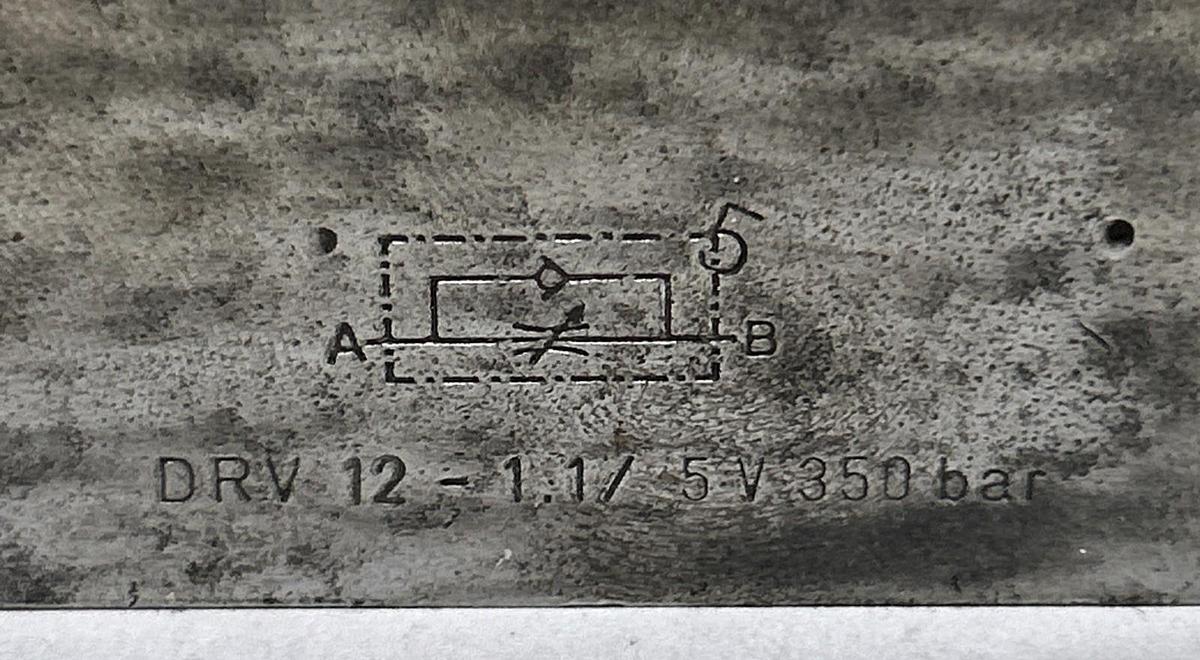 Used HYCON,DRV12-1.1/5V,NEEDLE VALVE