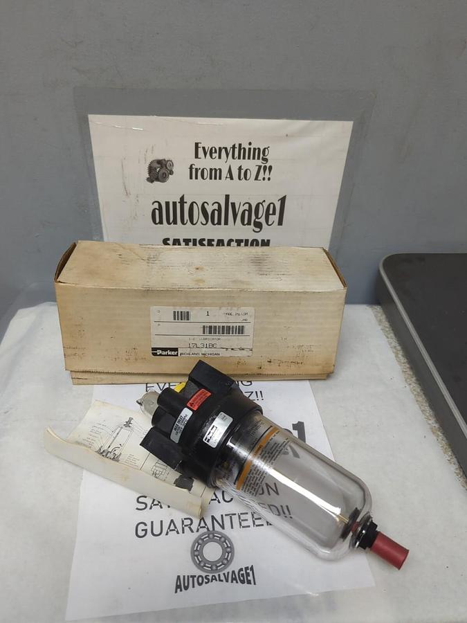 PARKER,17L31BC,PNEUMATIC 1/2 INCH LUBRICATOR NOS