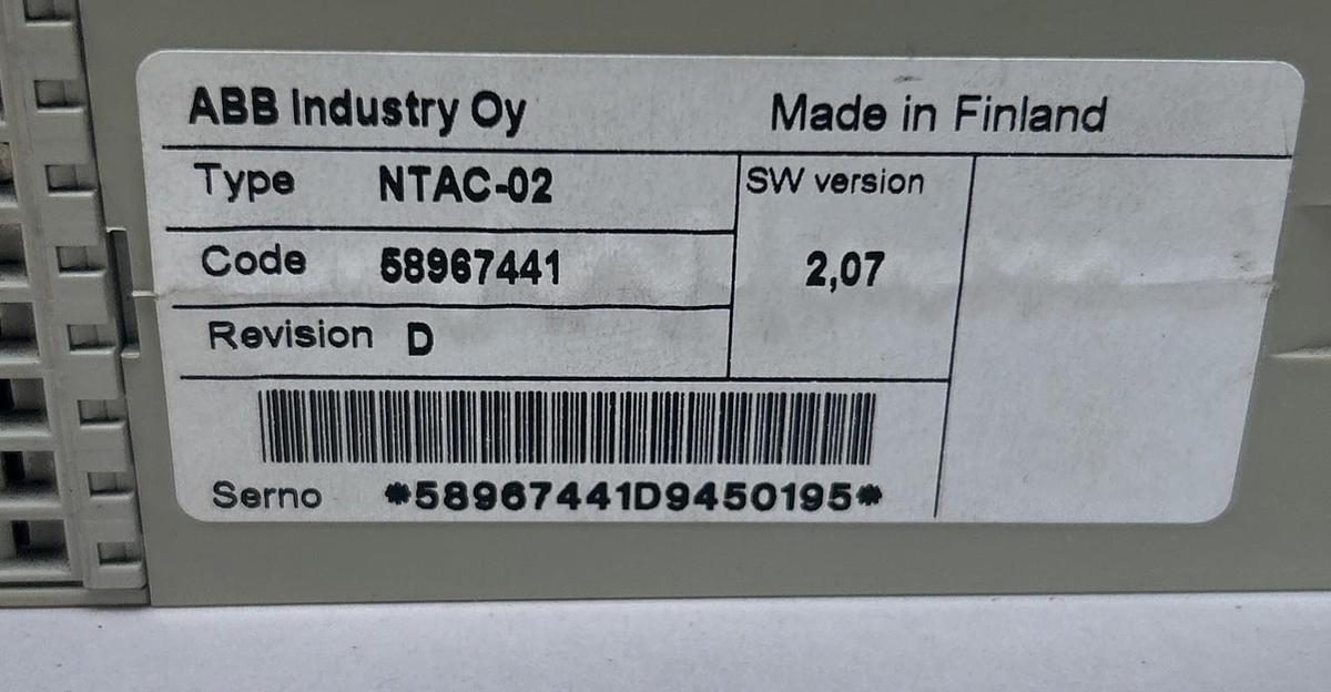 Used ABB,NTAC-02,PULSE ENCODER INTERFACE