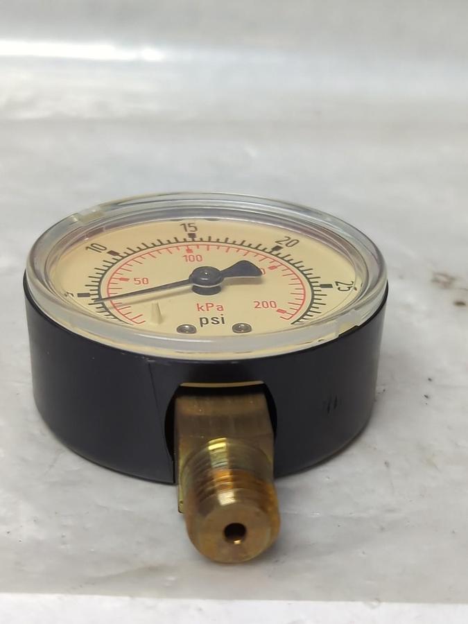 Used WIKA,0-30PSI,GAUGE 2-1/2 IN FACE 1/4 IN NPT BOTTOM CONNECTION PRE-OWNED