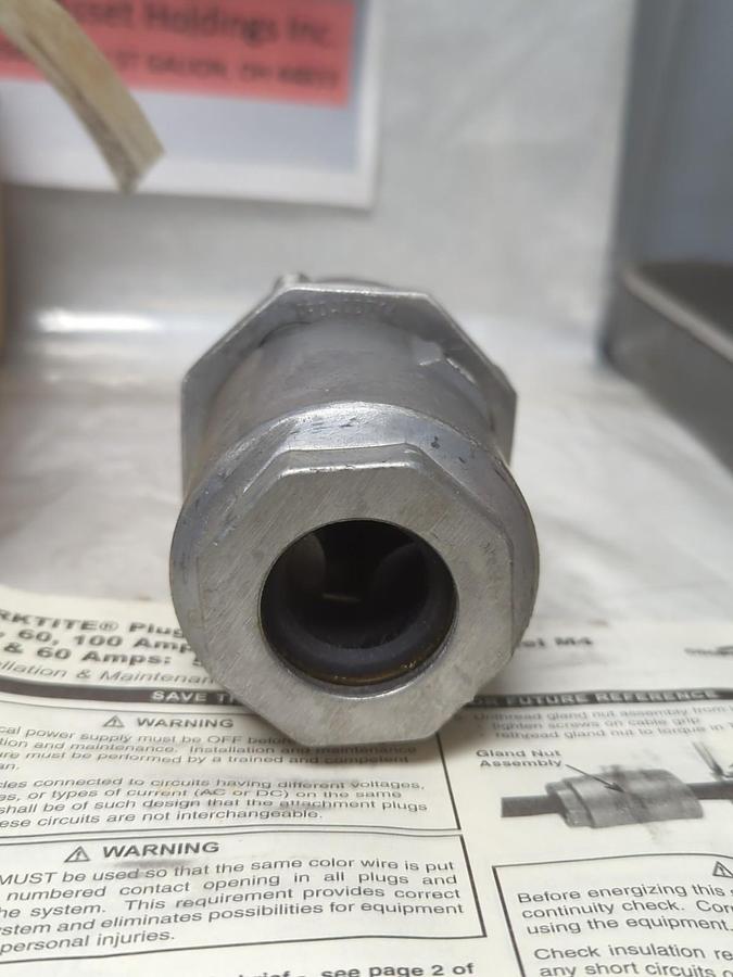 COOPER CROUSE-HINDS,APJ3485,MODEL M4 PLUG 30 AMP NOS