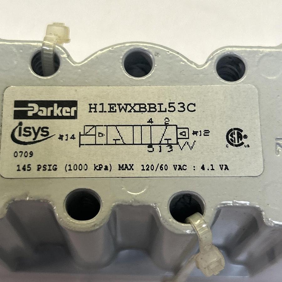 Used PARKER,H1EWXBBL53C,SOLENOID VALVE