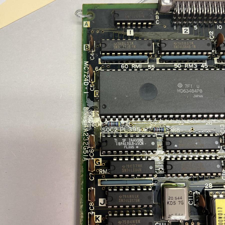 Used MITSUBISHI,MC724D-1-BN634A232G51A,SER B CIRCUIT BOARD