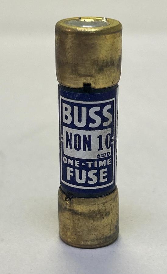 BUSSMANN,NON10,FUSE 10A 250V LOT OF 10 NOS