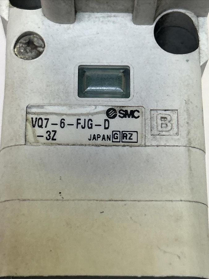 Used SMC,VQ7-6-FJG-D,DOUBLE SOLENOID VALVE