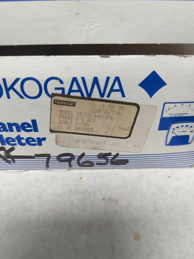 YOKOGAWA,YE/251440LSPK,PANEL METER 0-5 ACA NOS
