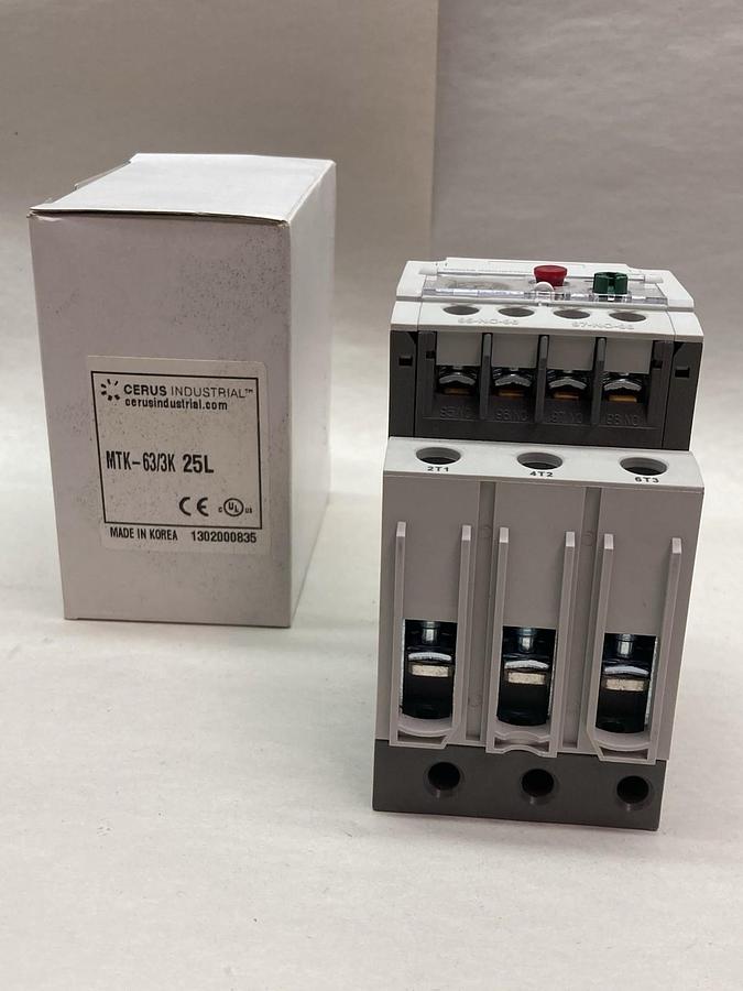 Cerus Industrial,MTK-63/3K 25L,Thermal Overload Relay 10A 6kV