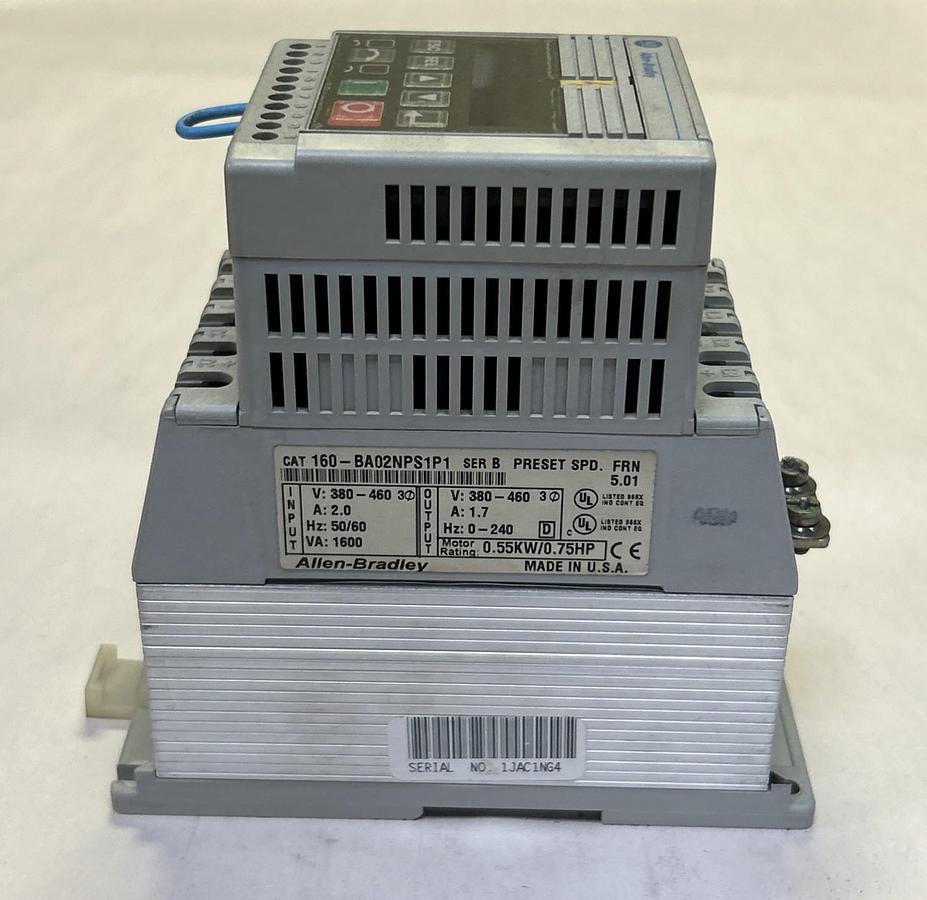 Used ALLEN BRADLEY,160-BA02NPS1P1,VARIABLE SPEED DRIVE