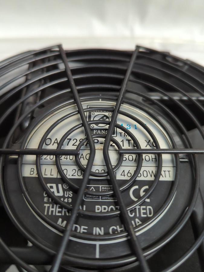 Used ORION,OA172SAP-22-1TB XC,COOLING FAN 220-240VAC 50/50HZ 46/60WATT PRE-OWNED