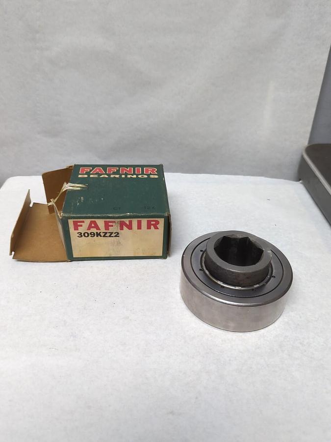 FAFNIR,309KZZ2,BALL INSERT BEARING HEX BORE NOS
