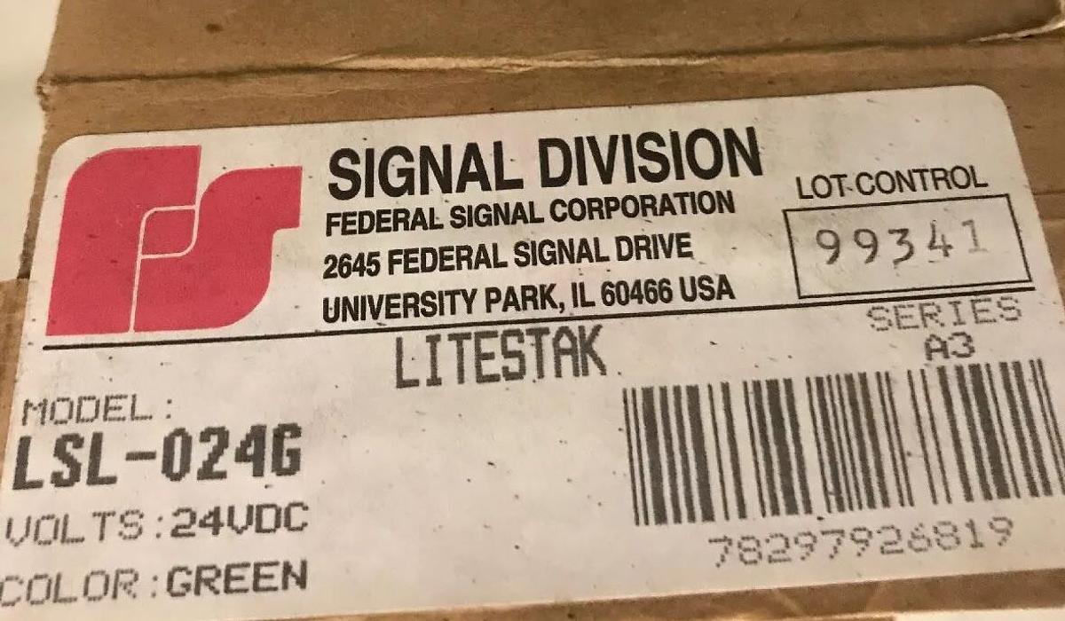 Federal Signal,LSL-024G,Green LiteStak