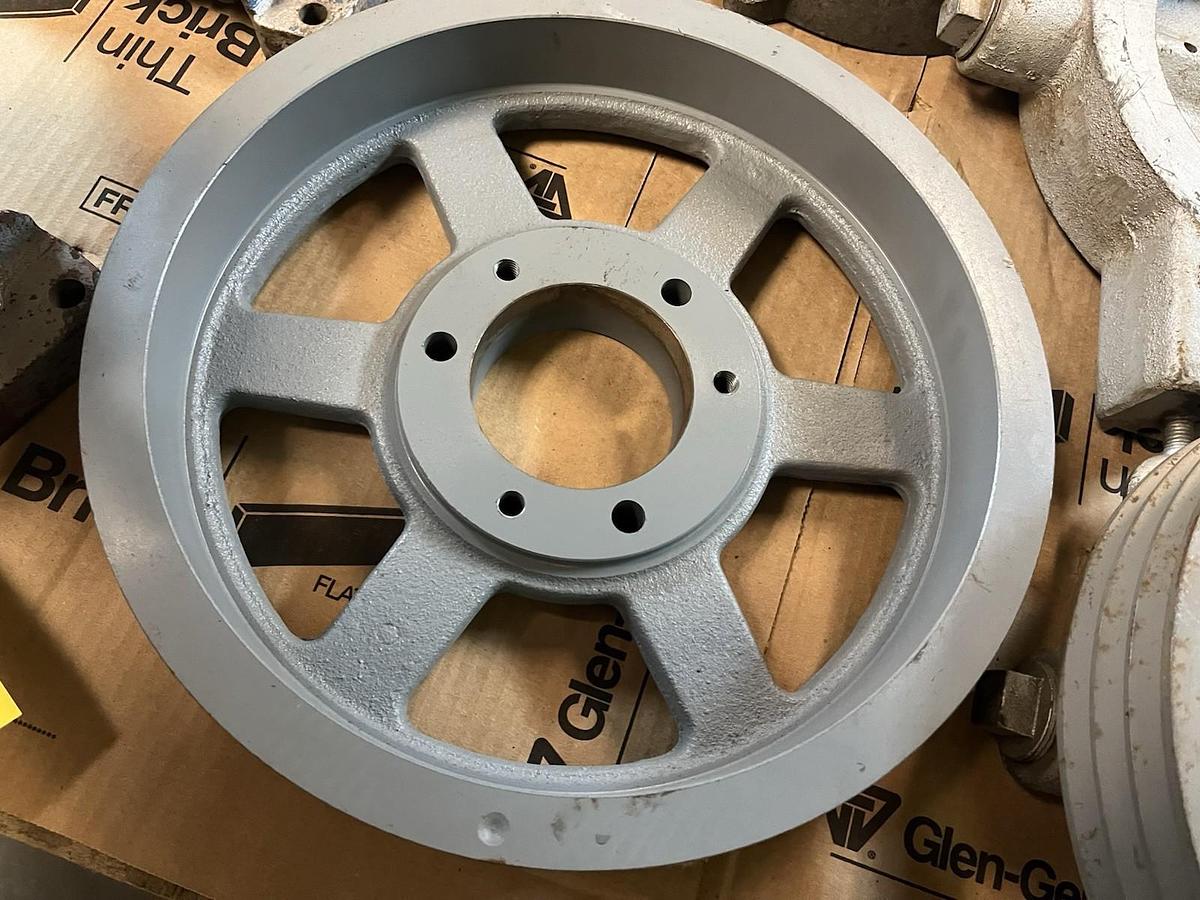 TB WOODS,15" OD,SHEAVE 4 GROOVE BORE 3-11/16"
