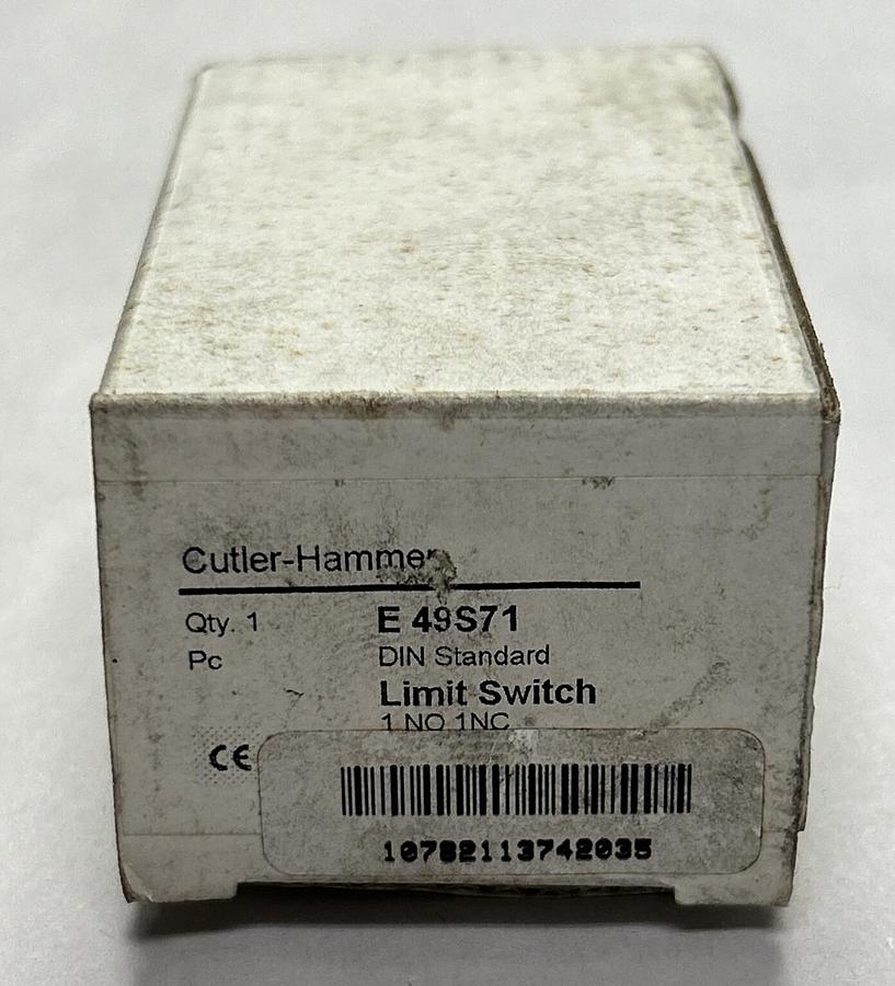 Used CUTLER HAMMER,E49S71,LIMIT SWITCH NEW