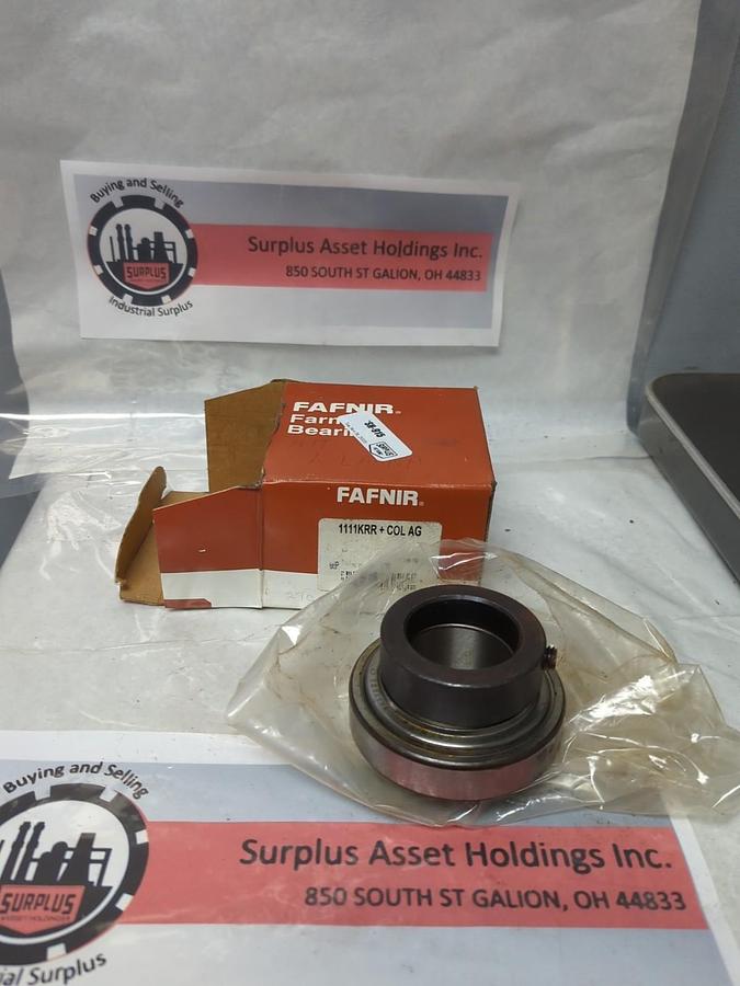 FAFNIR,1111KRR+COL AG,FARM BALL INSERT BEARING 1 INCH BORE NOS