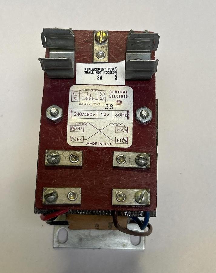 Used GENERAL ELECTRIC,55-172809G,TRANSFORMER 240/480V