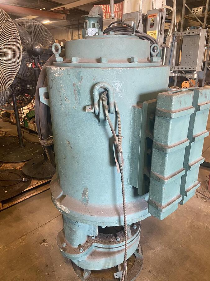 Used Hazleton,360-125-180,125HP 5 IN 460V Type SSB Twin Volute Submersible Pump