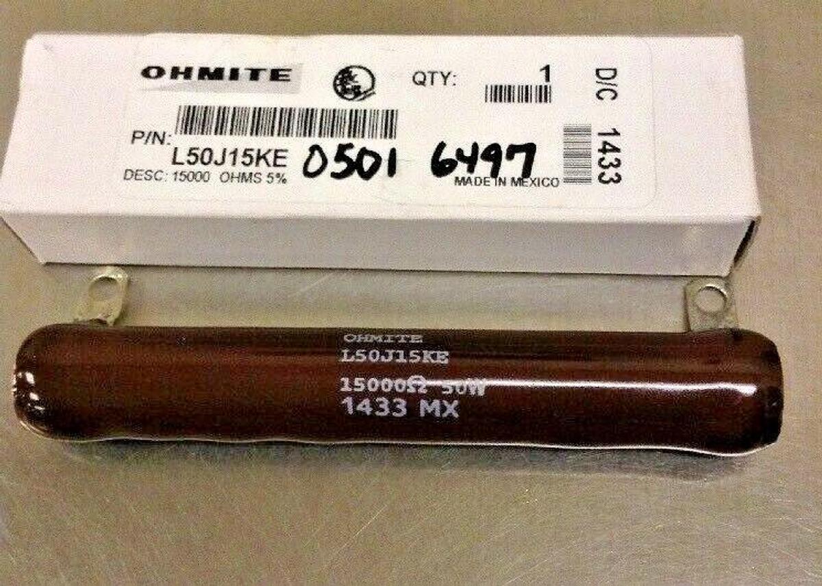 Ohmite,L50J15KE,Bracket Mount Resistor