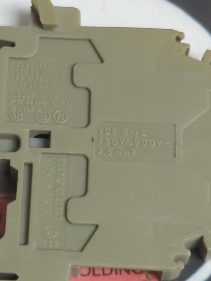 ENTRELEC,M2 5/5,TERMINAL BLOCK 115 125 00 PACK OF 50 PCS NOS