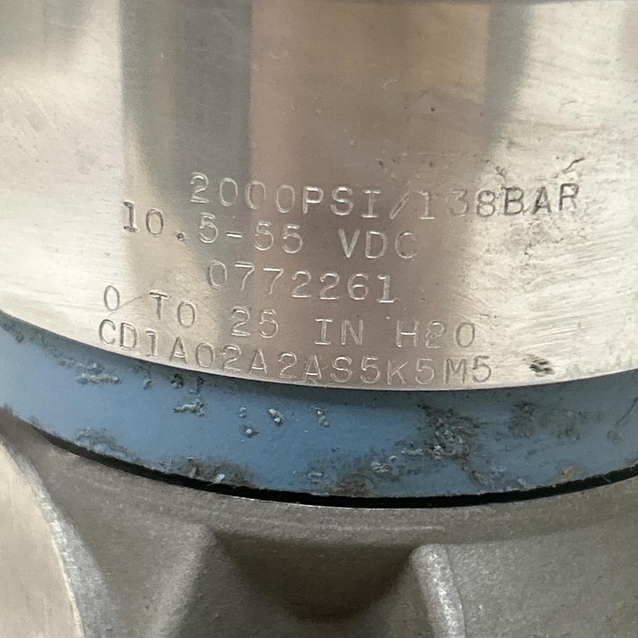 Used ROSEMOUNT,CD1A02A2AS5K5M5,PRESSURE TRANSMITTER