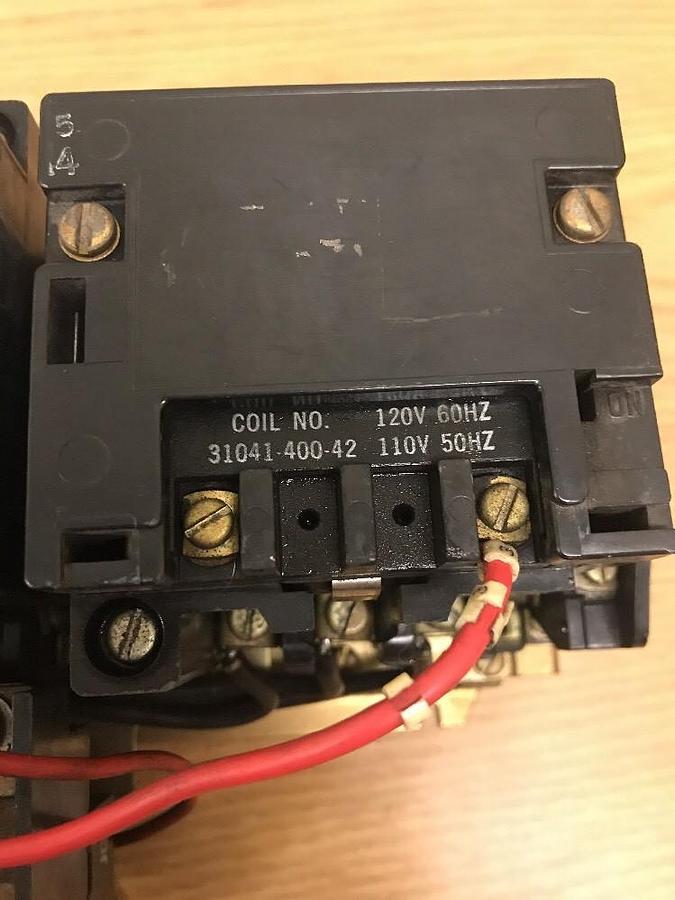 Used SQUARE D,8736SB04,NEMA SIZE 0 REVERSING STARTER