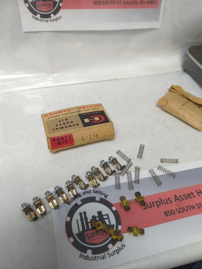 CUTLER-HAMMER,6 136,RENEWAL PARTS KIT NOS