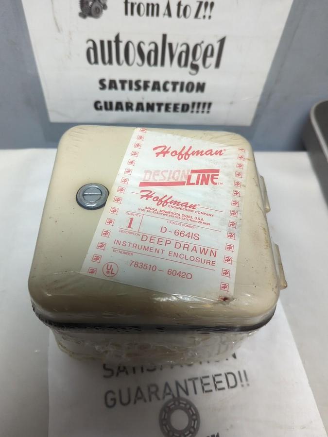 HOFFMAN,D-664IS,DESIGN-LINE DEEP DRAWN INSTRUMENT ENCLOSURE NOS