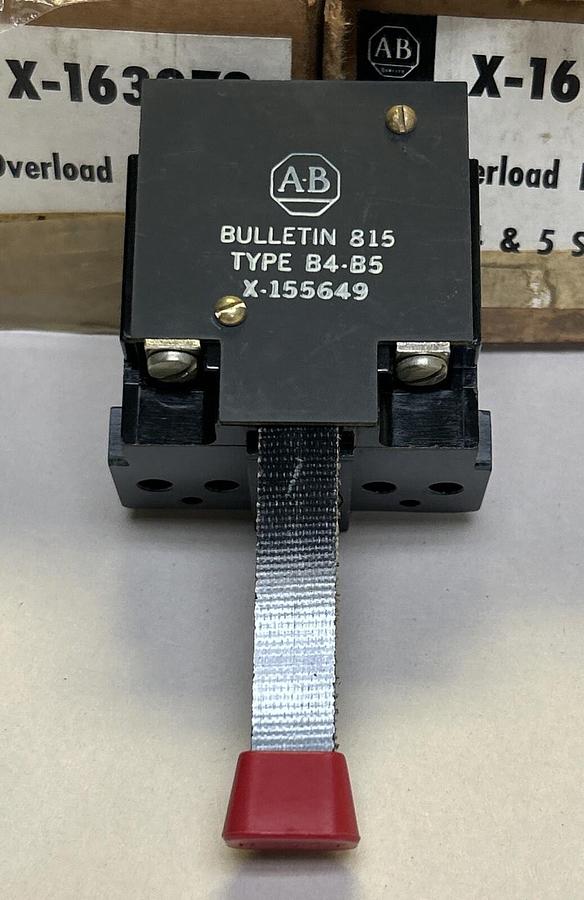 ALLEN BRADLEY,X-163978,OVERLOAD RELAY LOT OF 2 NOS