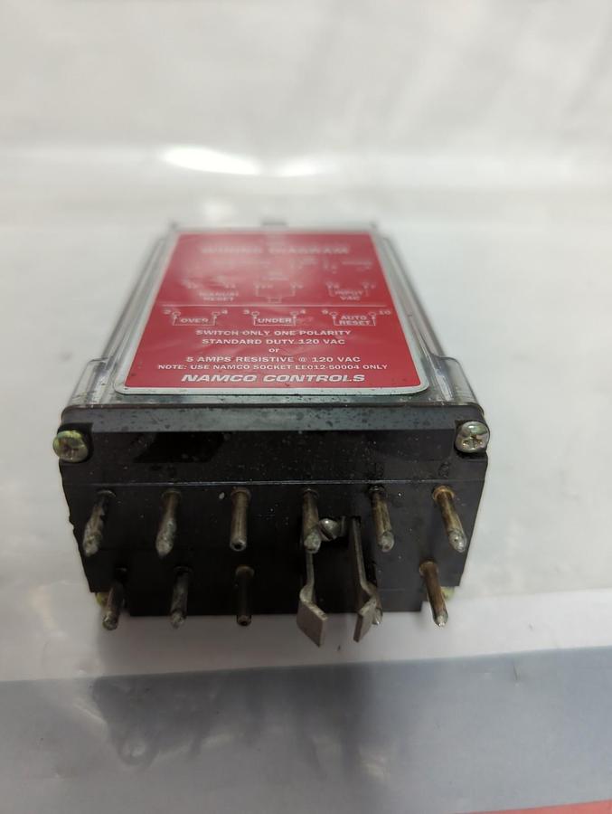 Used NAMCO,EE891-12103,MOTION SWITCH/RELAY 120VAC PRE-OWNED