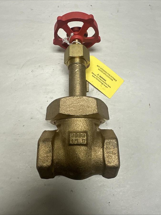 Milwaukee,300SWP 1000WOG,1" Brass Gate Valve Fig 1184
