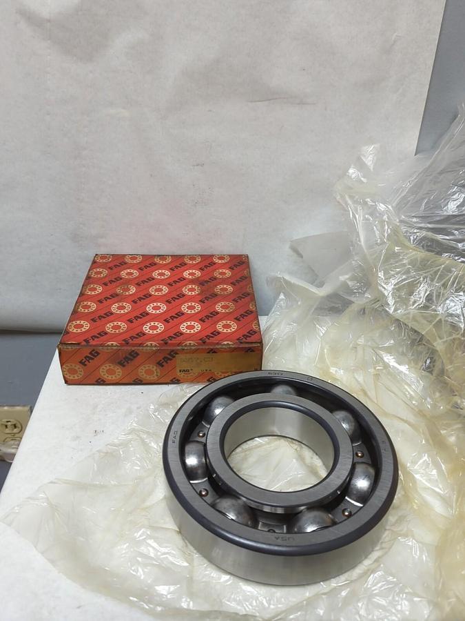 FAG,6317.C3,DEEP GROOVE BALL BEARING NOS