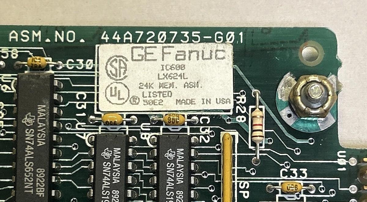 Used GE FANUC,IC600LX624L,16K LOGIC MEMORY MODULE