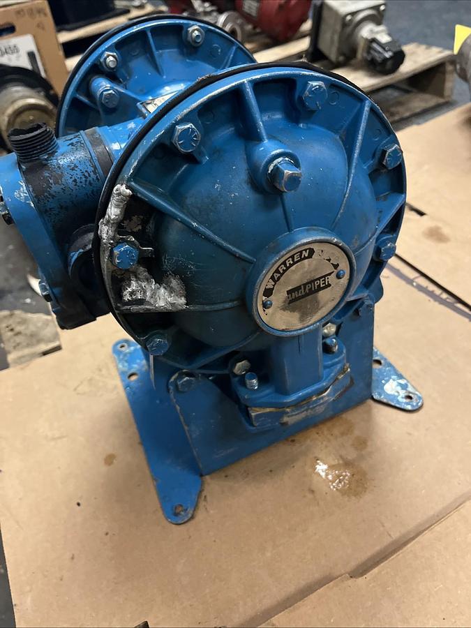 Used WARREN RUPP,SA1-DN4A,SANDPIPER 1" DOUBLE DIAPHRAGM PUMP