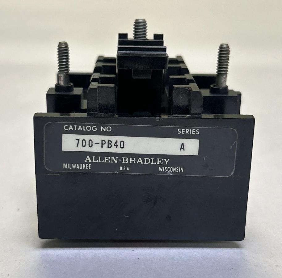 Used ALLEN BRADLEY,700-PB40,AUXILIARY CONTACT