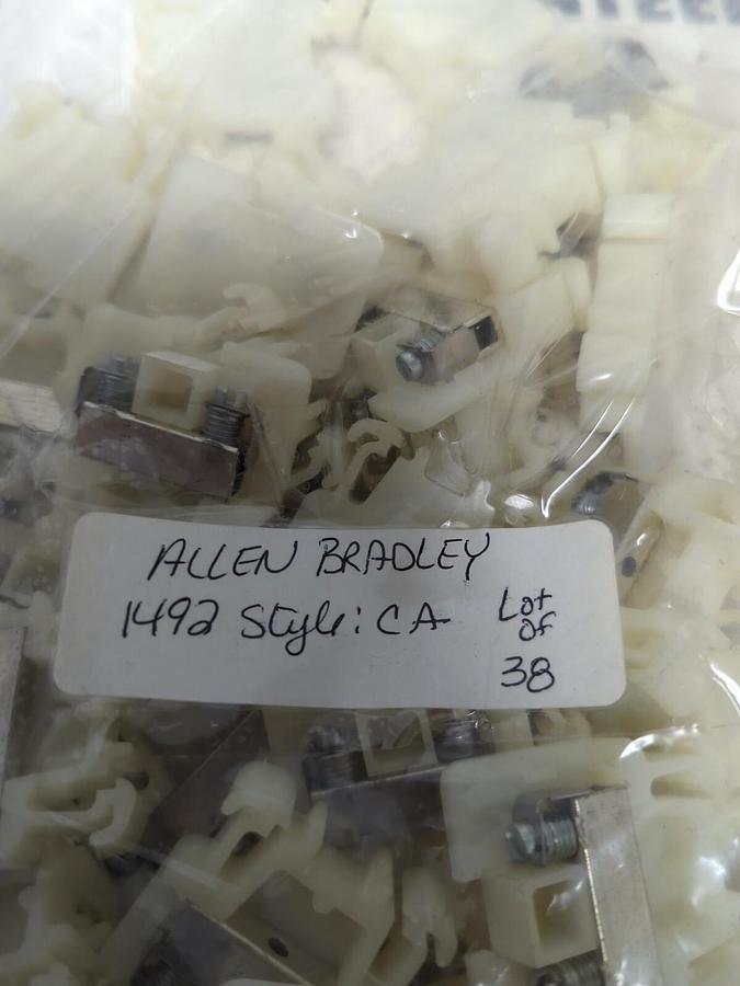 ALLEN BRADLEY,1492,STYLE CA TERMINAL BLOCK LOT OF 38 NOS