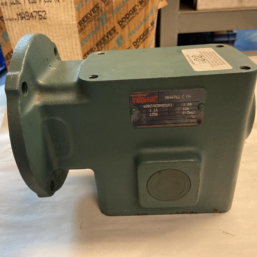 Dodge,MA94752,Tigear Reducer Q202-Y-020-N-056-K1 1.11Hp 626in/Lb 1750RPM