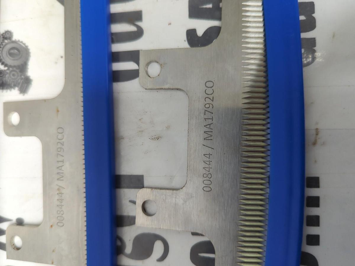 HAYSSEN,008444/MA1792CO,STAINLESS SERRATED HEATSEAL KNIFE BLADE LOT OF 2 NOS