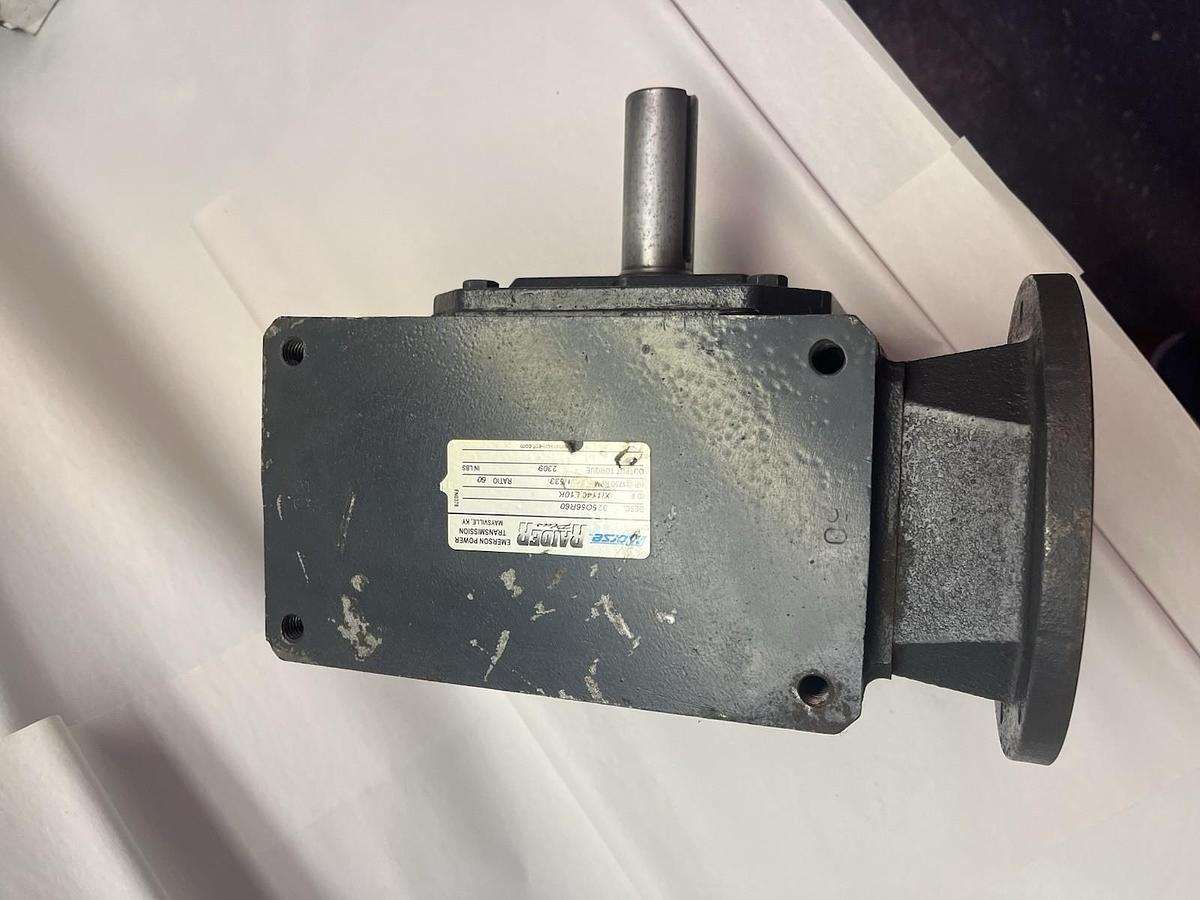 MORSE,325Q56R60,RAIDER PLUS GEAR SPEED REDUCER 1.5HP 1750RPM RATIO 60