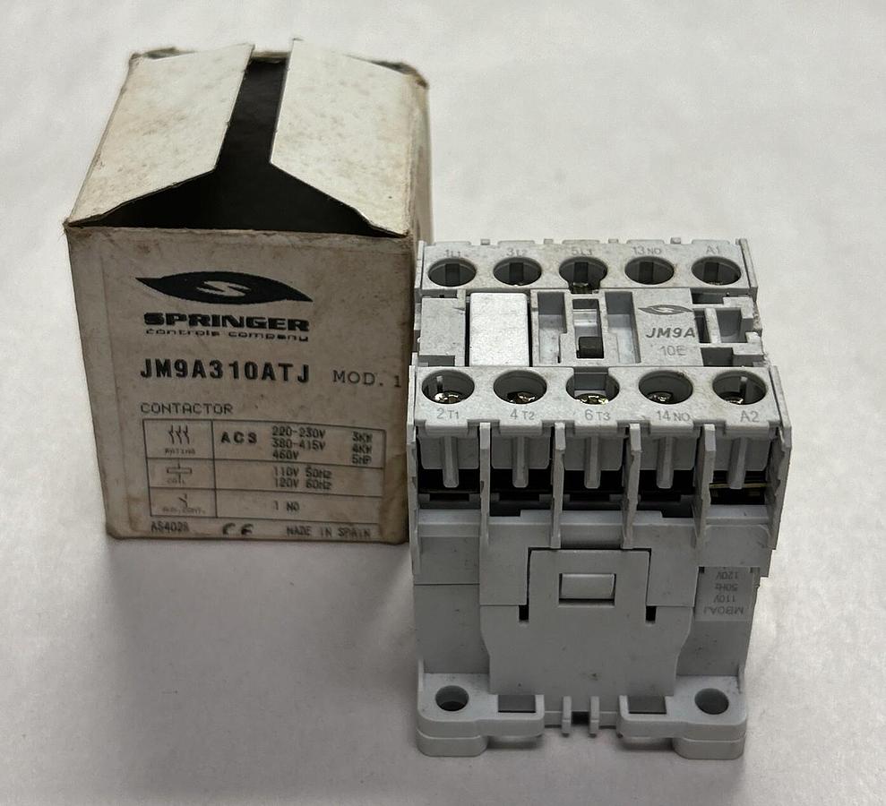 SPRINGER CONTROLS,JM9A310AT-J,CONTACTOR NOS