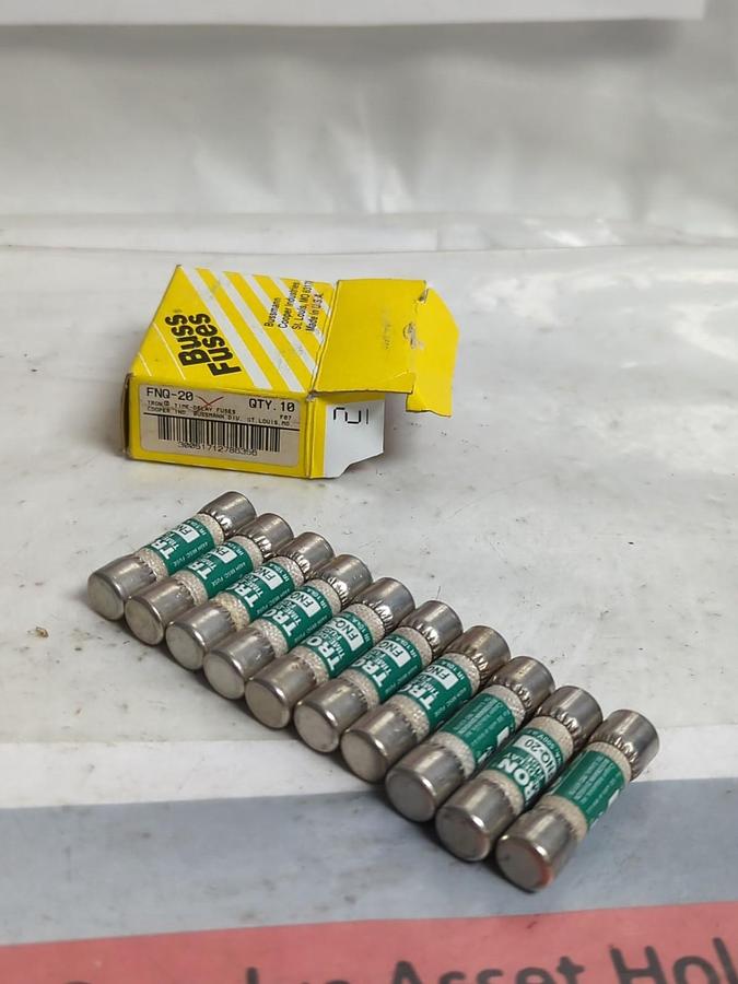 COOPER BUSSMANN,FNQ-20,TRON 20 AMP FUSES BOX OF 10 NOS