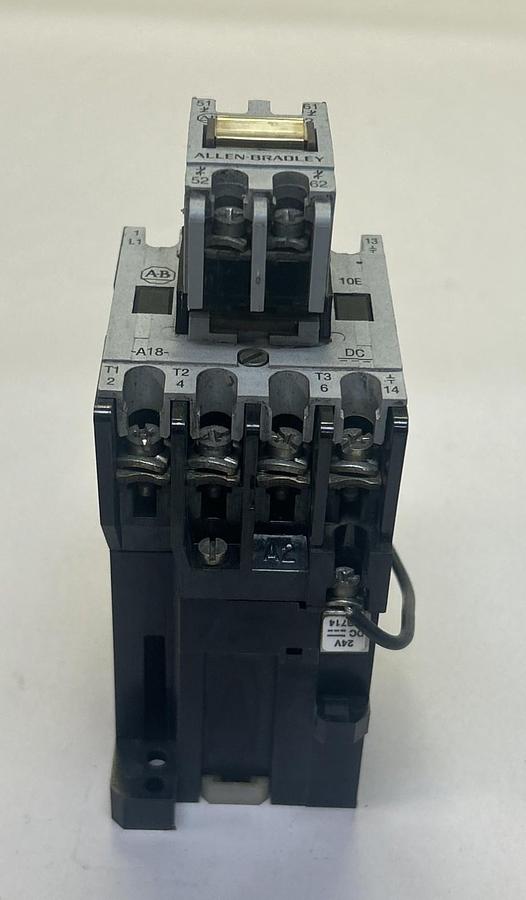 Used ALLEN BRADLEY,100-A18NZ*3,CONTACTOR 24VDC COIL