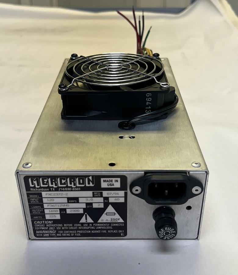 Used MERCRON,FXC2372-2,POWER SUPPLY 3A 120V