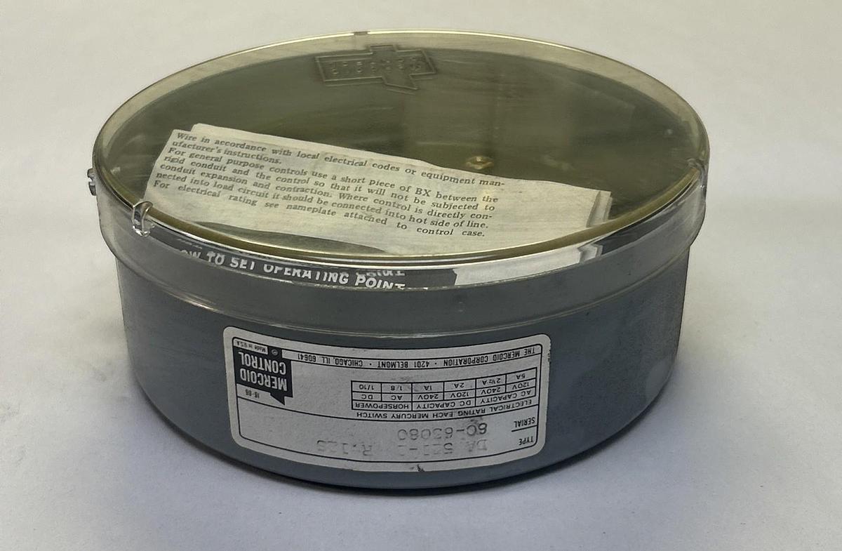 MERCOID CONTROL,DA521-2,PRESSURE SWITCH 100-1500PSI NOS